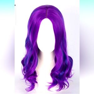 Kids / Girls Topcosplay purple mixed blue wig New